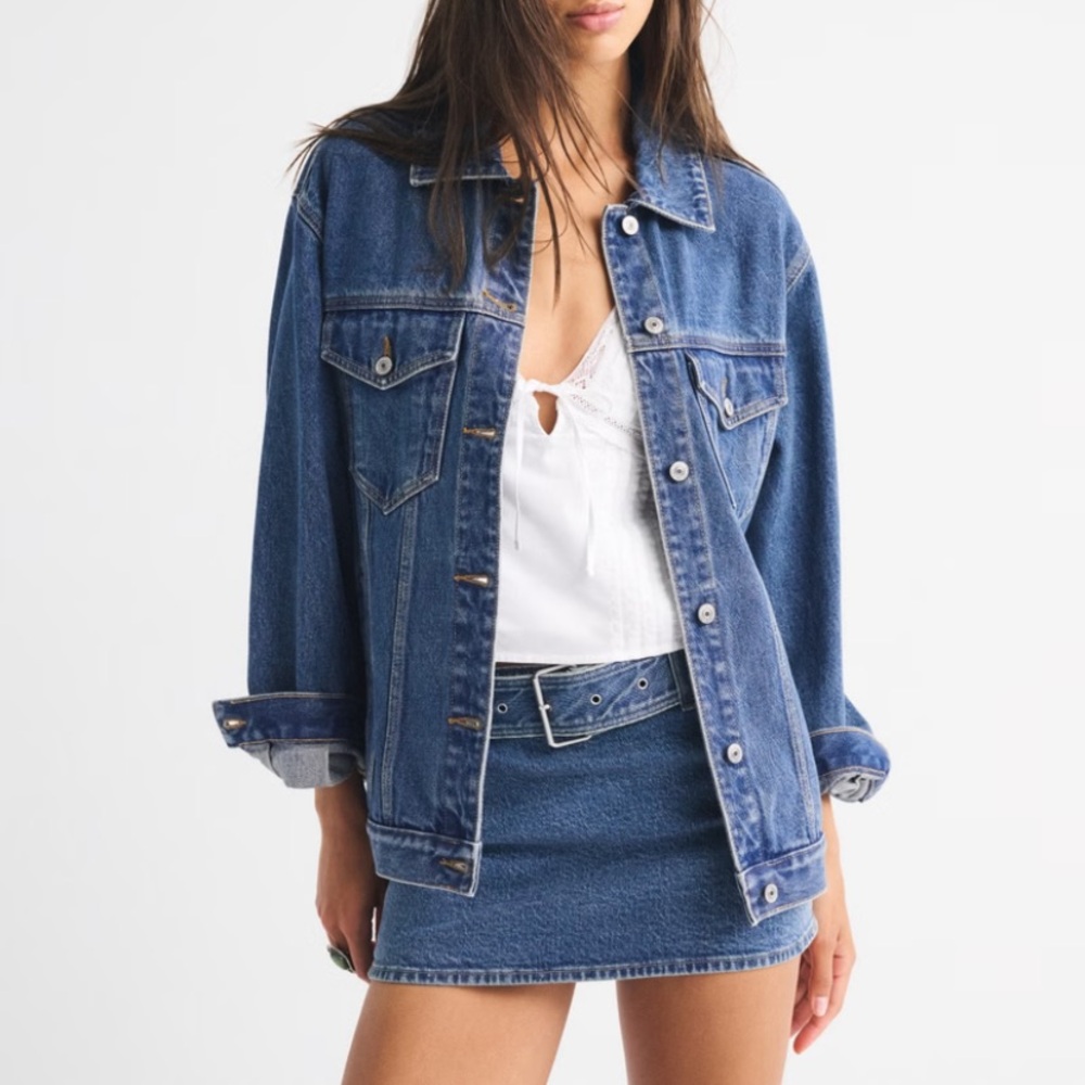 Abercrombie and Fitch Trucker Denim Jacket